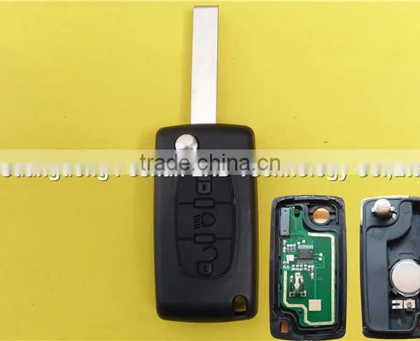High Quality Remote Key for 3 Button CITROEN BERLINGO XSARA PICASSO Transponder Chip ID46 433Mhz(CE0536 With Trunk Button)