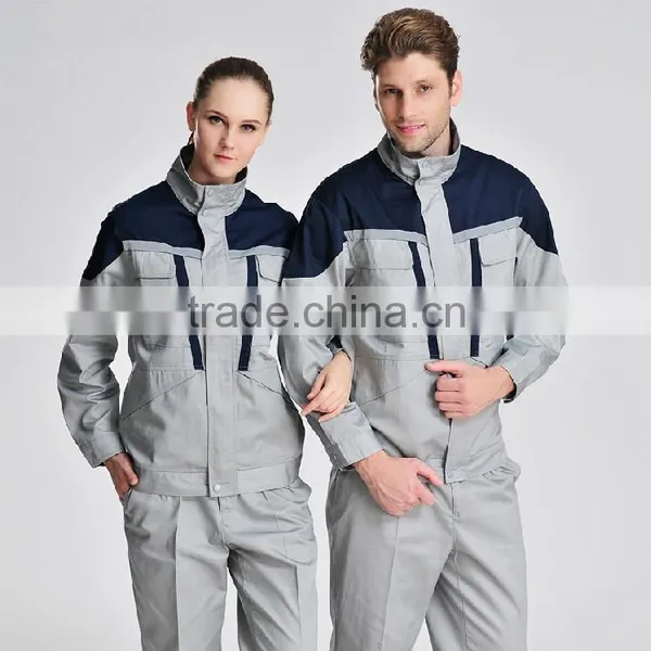 Autumn Long Sleeve Wearproof Reflective Stripe Cleaning Uniform photo-2