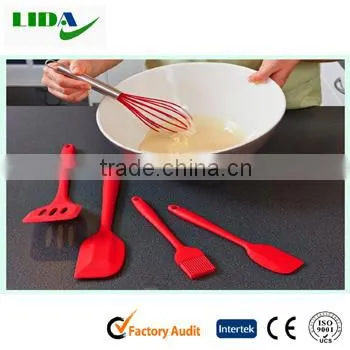 Heat Resistant Cooking Utensil Premium Silicone Kitchen Baking Set With Spatulas Spoons Turner KIT306 photo-4