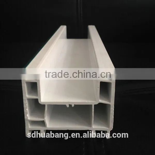 U-shaped Pvc Plastic Profile 62 Two Track Upvc Profile photo-2