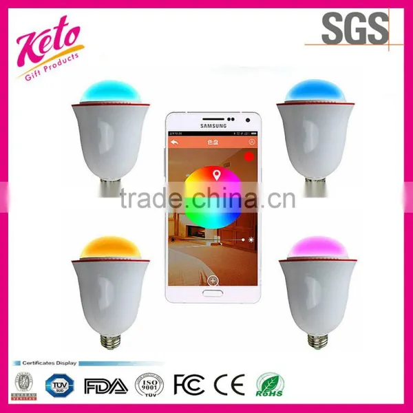 New smart led light bulb with bluetooth speaker
