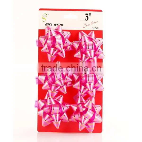 Wholesale New Plastic Gift Wrapping Star Ribbon Bows photo-3