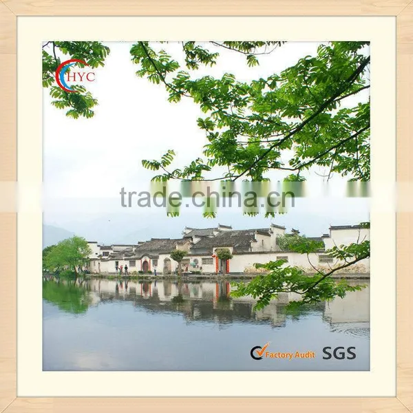 Village Landscape Painting Colorful Landscape Paintings
