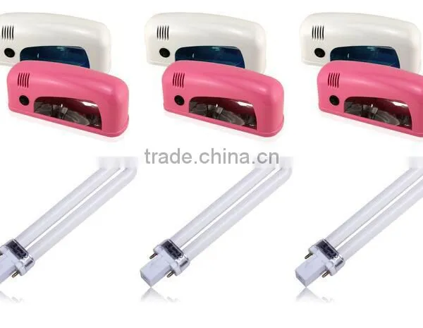 9W Nail Polish Dryer Lamp Professional Gel Acrylic Curing Light Spa uv LAMP photo-6