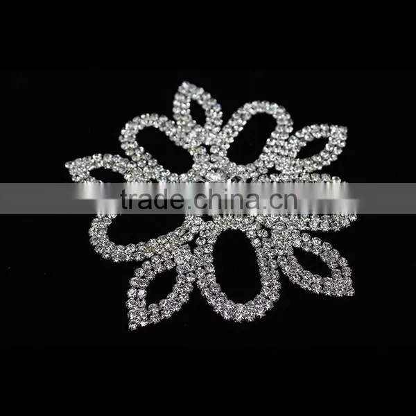 2015 Wholesale Wedding Dresses Garment Embellishments Bridal Rhinestone Appliques photo-2