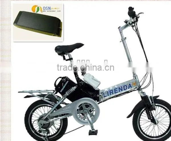 Lifepo4 Battery Pack 36V 10AH With Carrier for Ebike Kit