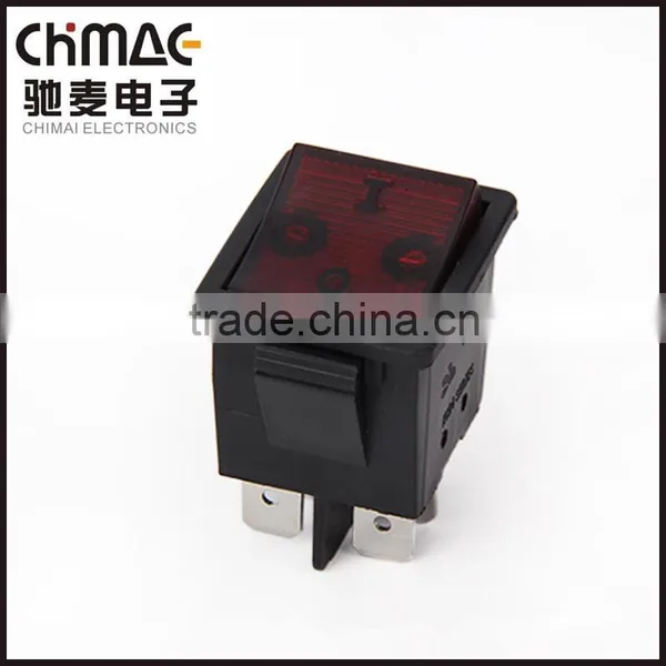 Egypt Washing Machine Switch KCD4 on off 4 Pins Rocker Switch With Lamp photo-2