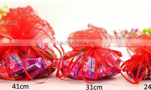 Organza Bag For Wedding Candy Round Organza Bags photo-2