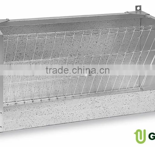 Forage Rack for Walls With Back Panel 1 mt