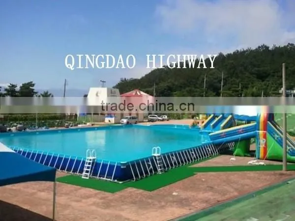 PVC Tarpaulin With Steel Frame Swimming Pool for Adult and Children
