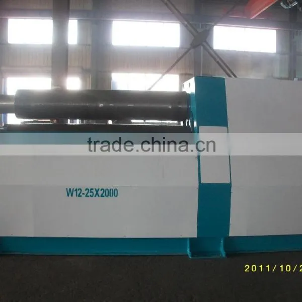 CNC full hydraulic 4 rolls bending machine, full auto 4 roller plate rolling machine
