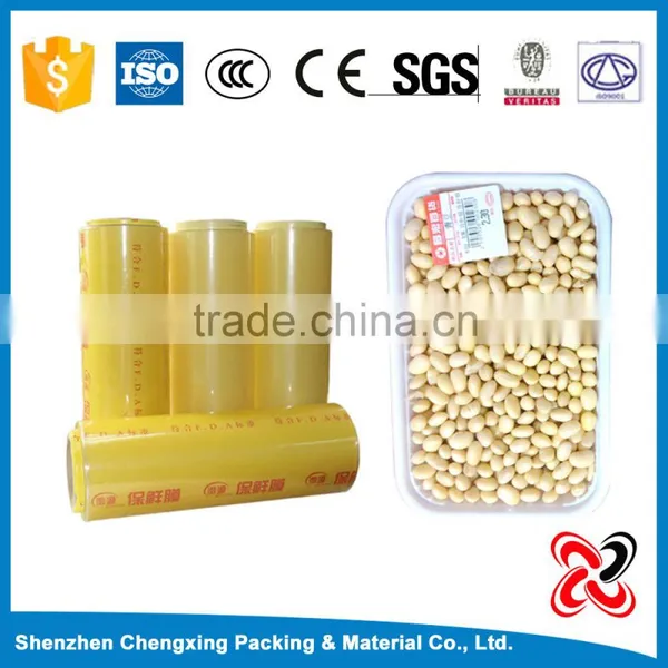 Plastic Wrap Cling Wrap Film Fruit Packing Rolls photo-2