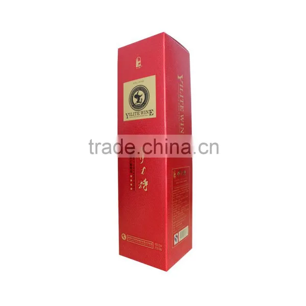 Custom Red Color Single Wine Glass Box photo-3