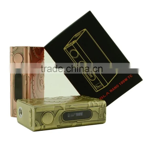 Authentic Tesla Nano 100w Steampunk Box Mod Philippines Tesla Nano 100w tc Box Mod photo-5
