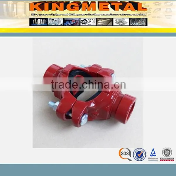 Ductile Iron Grooved Pipe Fitting Grooved Mechanical Cross photo-2