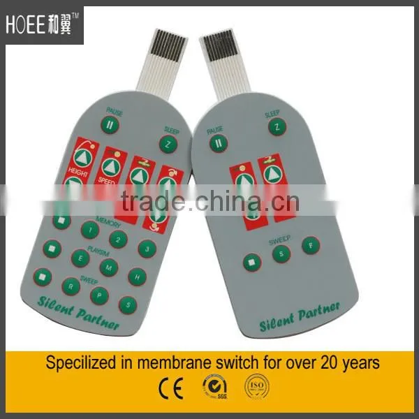 High Quality Custom Polyester Foil Switches Membrain Keypad Keyboard