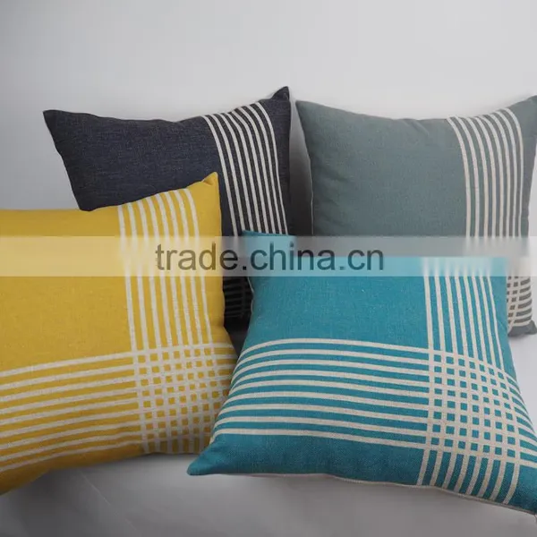Bulk Custom Plain Geometric Design Sublimation Printed Pillow Cover
