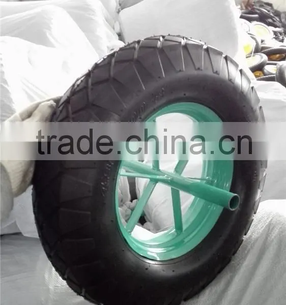 Lowest Price Wheelbarrow Wheel 4.00-8 With Spoke photo-4