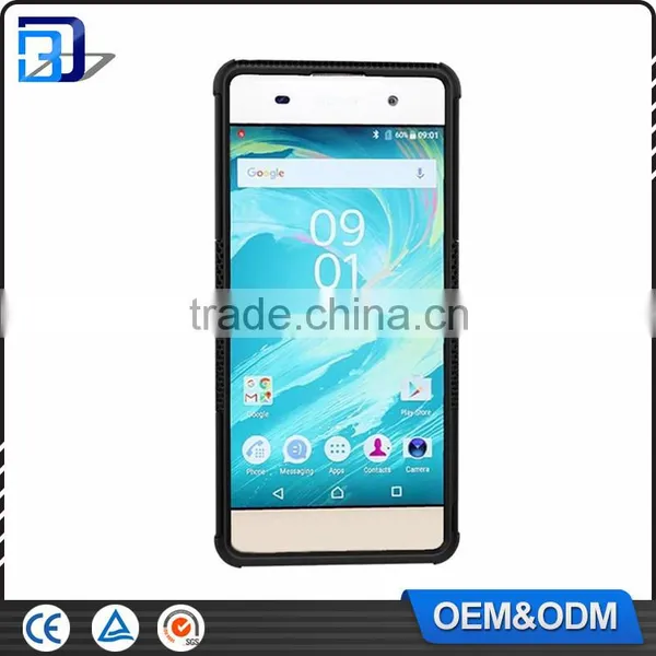 New Products Slim 2 in 1 PC + TPU Hybird Armor Rugged Case Cover for Sony Xperia XA With Stand, for Sony Xperia xa Case photo-2