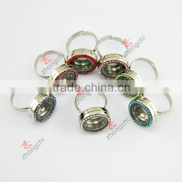 Fashion Metal Black Locket Rings for Christmas Gifts (BLR51204) photo-4