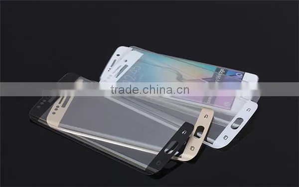 Color Tempered Glass Screen Protector Full Cover for Samsung s6 Edge photo-2