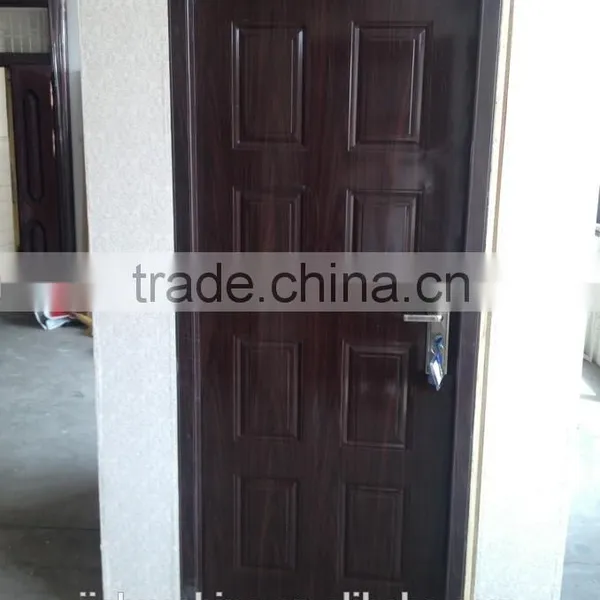 Apartment Building Steel Security Door American Steel Wood Door photo-4