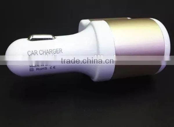 Mini Portable Double Usb Car Charger, Two Usb Car Charger for Mobile Phone photo-5