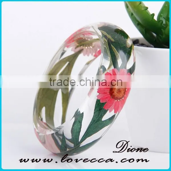 Mother's Day Hot Sale Transparent Women Resin Bangles 2013 on Website New Product photo-2