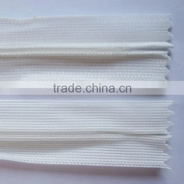 #3 Invisible Zipper With Lace Tape Closed End Auto Lock photo-4