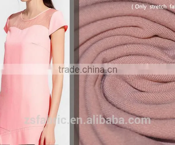 ZHENGSHENG Rayon/Polyester Blend Stretch Twill Fabric for Jacket Skirt Garment Fabric Keqiao Fabric for Japan Maeket
