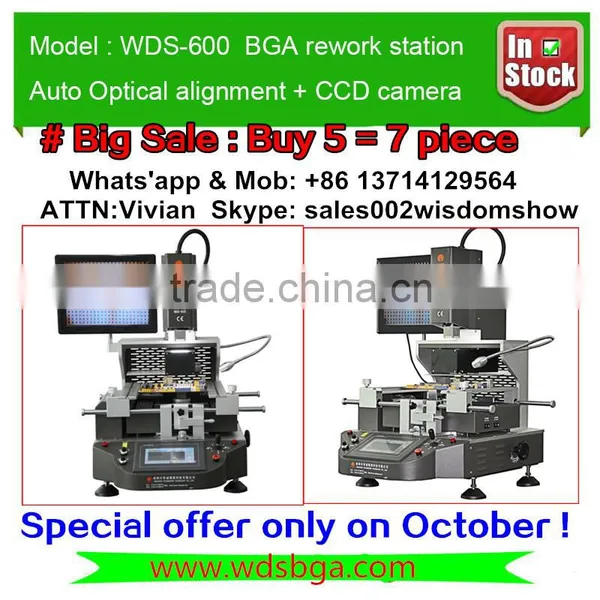 Latest BGA Rework Stations WDS-600 Mobile Phone ic Repairing Machines for Emmc/processor