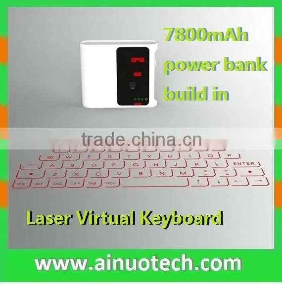 Cheap Laser Projection Keyboard Wireless Blutooth Virtual Keyboard With Power Bank photo-2