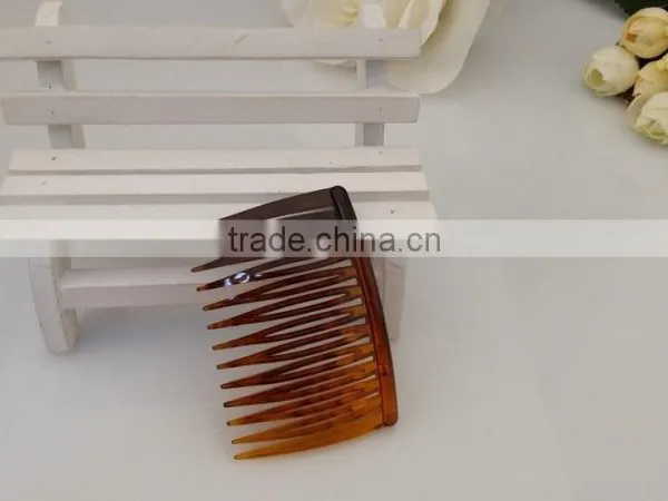 French Style Vintage Hair Accessories Brown Combs Factory Wholesale Cheap Price French Twist Hair Combs Magic Hair Combs