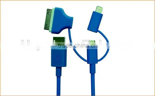 Mfi Certified 2.4A Fast Charge 3 in 1 Combo Charging Usb Cable for Devices photo-4