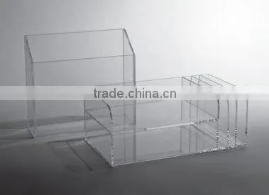 Acrylic Desk Organizer/ Office Supply/ Foldable Desk Organizer