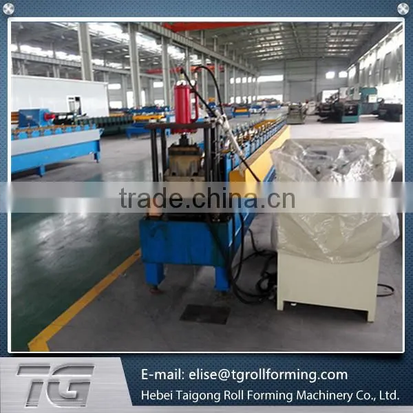 Half Round Color Steel Sheet Gutter Roll Forming Machine photo-6