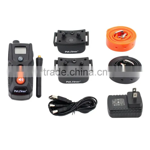 Petrainer PET916N-2 Rechargeable Beep Vibration Bark Training Collar photo-5