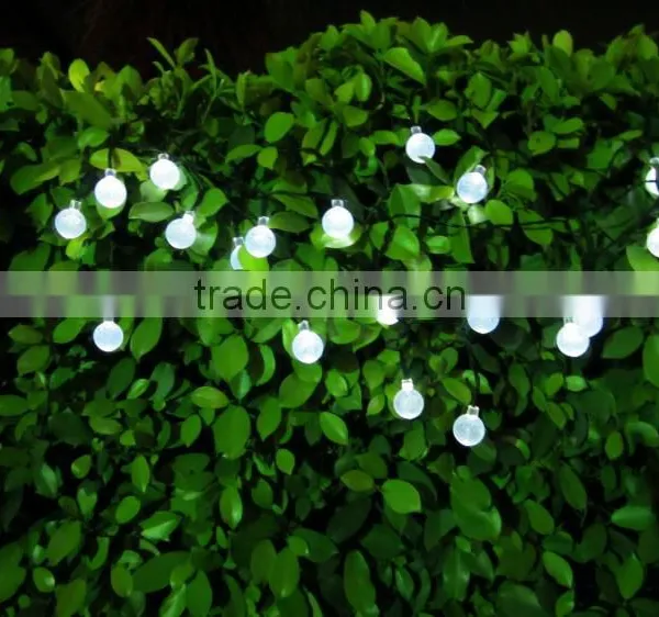 Christmas New Solar Bubble Ball Lamp String Rechargeable 30LED Christmas Lights photo-2