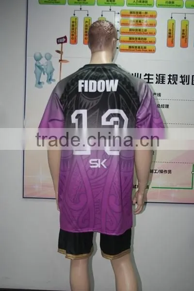 Custom Subliamtion Any Size Kids Team Rugby Shirt Wear Jersey Unifrom Man photo-4