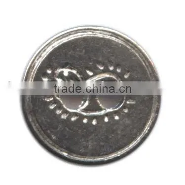Black Nickel Button