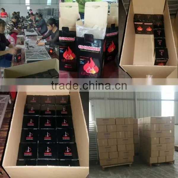 2.5*2.5*2.5cm Cube Jute Stick Charcoal photo-3