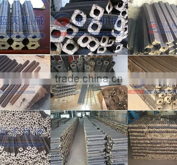 Suprerior Quality With Different Shapes Agriculture Wastes Charcoal Briquette Machine photo-4