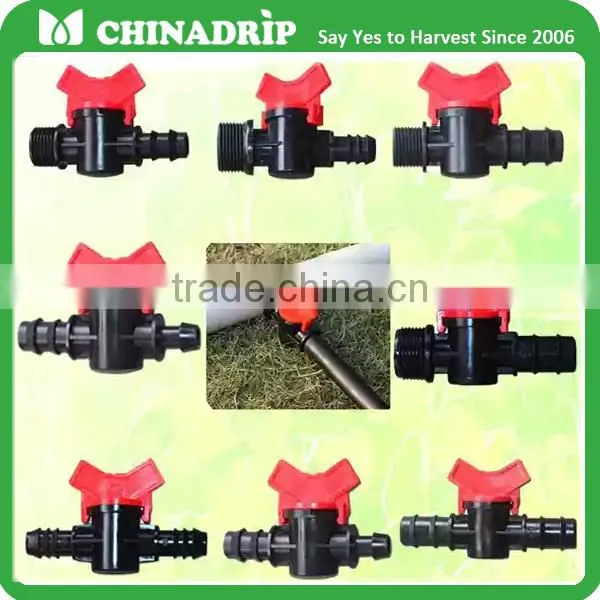 Plastic Irrigation Humidifier Garden Valve Control Switch PE Pipe Connector photo-3