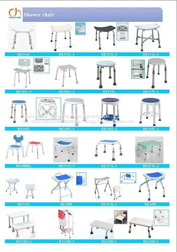 Aluminum Folding Shower Chair Bath Bench Bath Stool Indoor