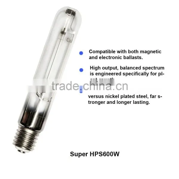 600w Hydroponic HPS Grow Light 600W Super HPS Flowering Light Bulb Dual Spectrum Hydroponics E40 Bulb HPS Sodium Grow Lamp photo-6