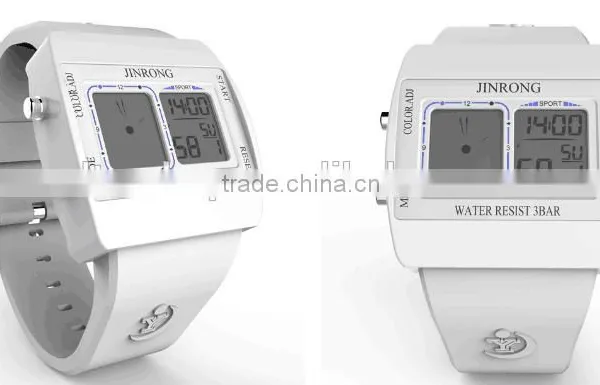 Dual Display Wrist Watch For Men, Fashion High Quality Men's Watch, Men Watch With LED Backlight/ Alarm Clock photo-6