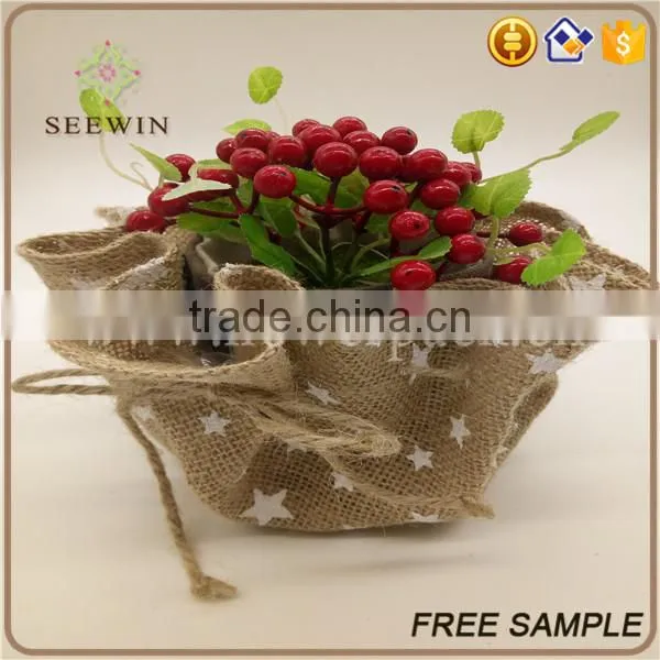 New Pattern Indoor Natural Jute Plant Flower Stand photo-4