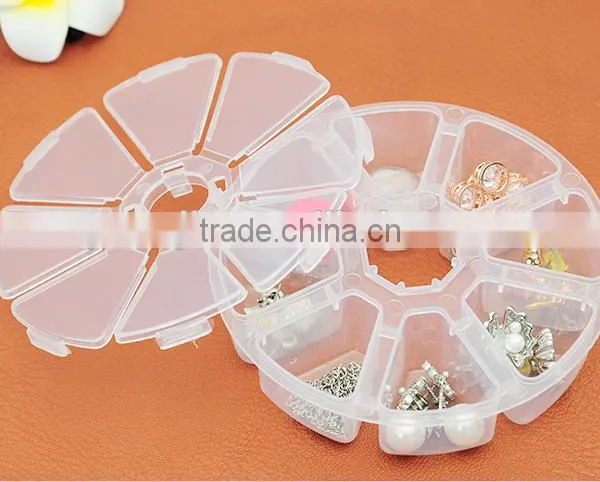 Round 8Lattice Transparent With Cover Storage Box photo-5