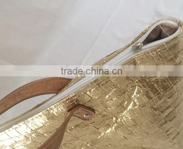 2016 Popular Bling Bling Paper Straw Cheap Handmade Bag photo-5