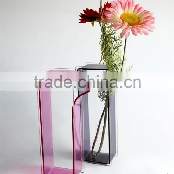 Wholesale Customized Chinese Classic Style Perspex Plexiglass Acrylic Flower Vase photo-5